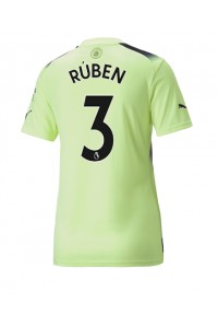 Manchester City Ruben Dias #3 Voetbaltruitje 3e tenue Dames 2022-23 Korte Mouw